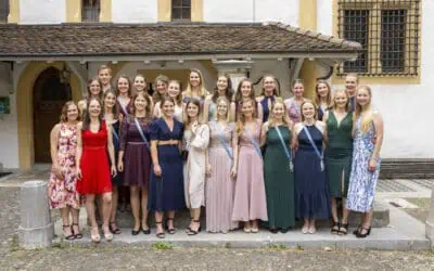 Diplomfeier im Schloss von Neuchâtel